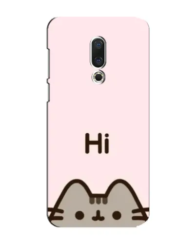 Чехол для Meizu 15 Plus с картинкой «Пушин говорит Hi»