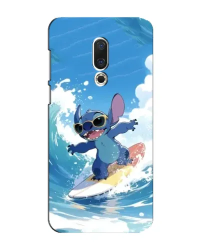 Чехол для Meizu 15 Plus с картинкой «Стич на волне» Чехол для Meizu 15 Plus с картинкой «Стич на волне»