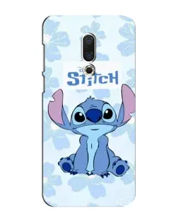 Чехол для Meizu 15 Plus с картинкой «Stitch среди цветов» Чехол для Meizu 15 Plus с картинкой «Stitch среди цветов»