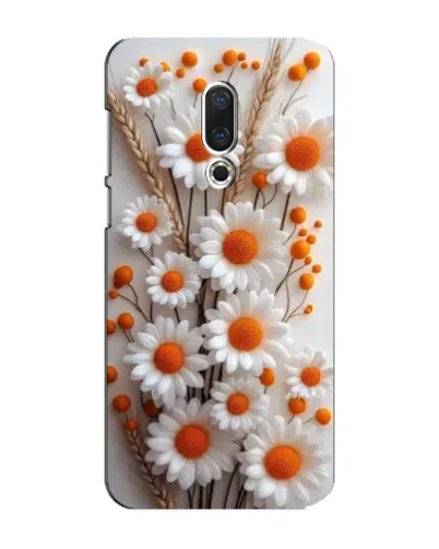 Чохол для Meizu 15 Plus з картинкою «Білі сухоцвіти»
