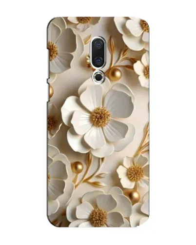 Чохол для Meizu 15 Plus з картинкою «Білі паперові квіти»