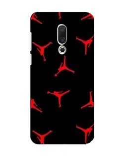 Чехол для Meizu 15 с картинкой «Jordan Red Pattern»