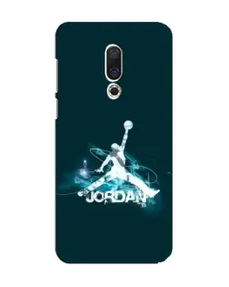 Чехол для Meizu 15 с картинкой «Jordan Blue Fire»