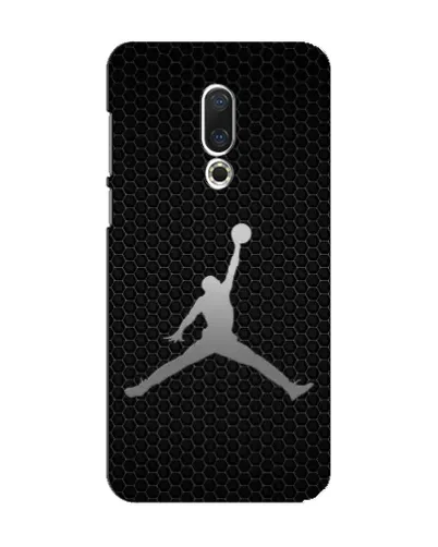 Чехол для Meizu 15 с картинкой «Jordan Dark Carbon»