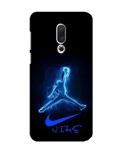 Чехол для Meizu 15 с картинкой «Jordan Neon Blue»
