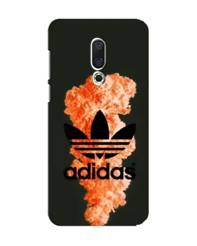 Чехол для Meizu 15 с картинкой «Оранжевый дым Adidas»