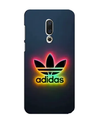 Чехол для Meizu 15 с картинкой «Неоновый Adidas»
