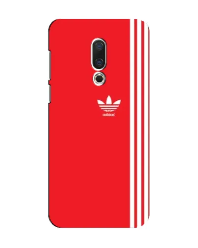 Чехол для Meizu 15 с картинкой «Красный минимализм Adidas»