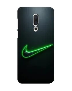 Чехол для Meizu 15 с картинкой «Неоновый контур Nike»