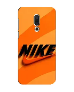 Чехол для Meizu 15 с картинкой «Оранжевый драйв Nike»