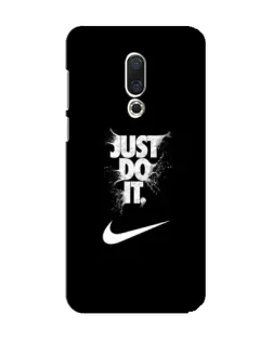 Чехол для Meizu 15 с картинкой «Текстовый принт Nike»