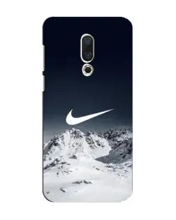 Чехол для Meizu 15 с картинкой «Nike — зимние горы»