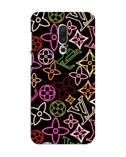 Чехол для Meizu 15 с картинкой «Неоновый микс Nike»