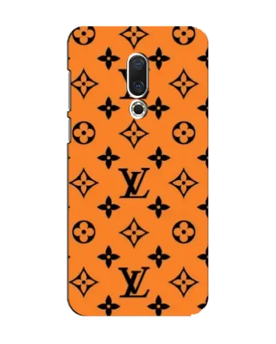 Чехол для Meizu 15 с картинкой «Оранжевый стиль LV»