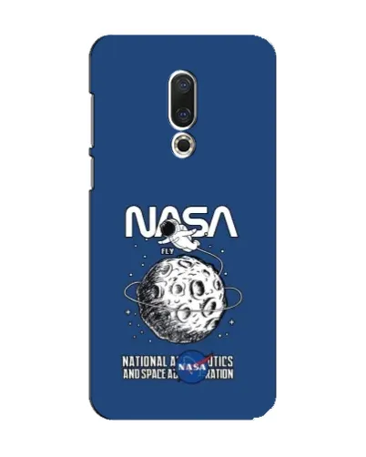 Чехол для Meizu 15 с картинкой «NASA — лунная миссия»