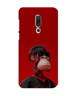 Чехол для Meizu 15 с картинкой «Bored Ape в красном»