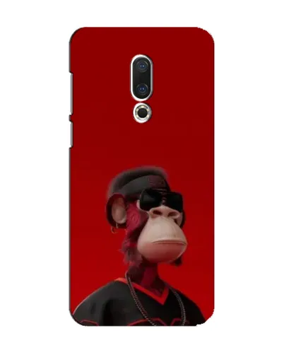 Чехол для Meizu 15 с картинкой «Bored Ape в красном»