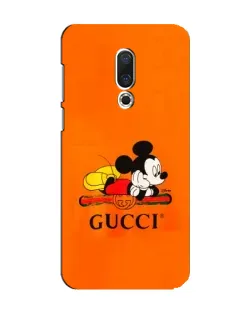 Чехол для Meizu 15 с картинкой «Микки Маус Gucci — оранж» Чехол для Meizu 15 с картинкой «Микки Маус Gucci — оранж»