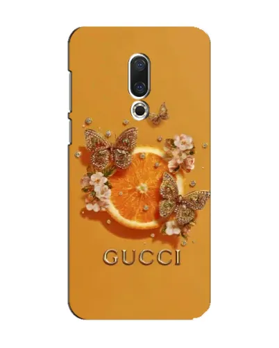 Чехол для Meizu 15 с картинкой «Gucci — золотые бабочки» Чехол для Meizu 15 с картинкой «Gucci — золотые бабочки»