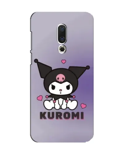 Чехол для Meizu 15 с картинкой «Kuromi — фиолетовый арт»