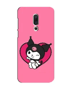 Чехол для Meizu 15 с картинкой «Kuromi — любовь в сердце»