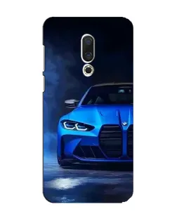 Чехол для Meizu 15 с картинкой «Голубая BMW M4»