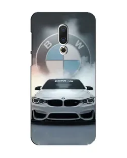 Чехол для Meizu 15 с картинкой «BMW в белом дыму»