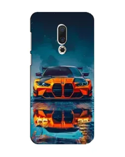 Чехол для Meizu 15 с картинкой «BMW — золотая эмблема»