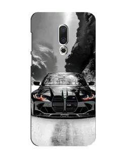 Чехол для Meizu 15 с картинкой «BMW — акварельный дрифт»