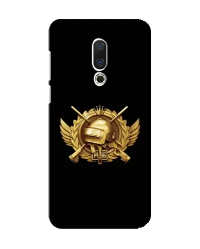 Чехол для Meizu 15 с картинкой «PUBG — оранжевый градиент»