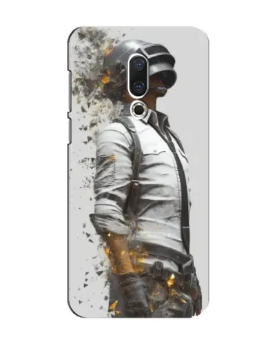 Чехол для Meizu 15 с картинкой «PUBG — боец в пыли»