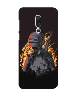 Чехол для Meizu 15 с картинкой «PUBG — огненный силуэт» Чехол для Meizu 15 с картинкой «PUBG — огненный силуэт»