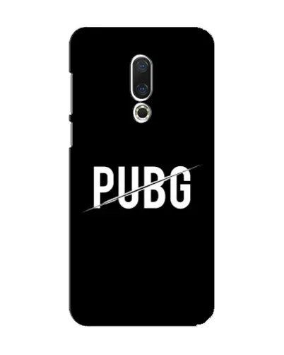 Чехол для Meizu 15 с картинкой «PUBG — белый логотип»