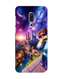Чехол для Meizu 15 с картинкой «Стив и космос»