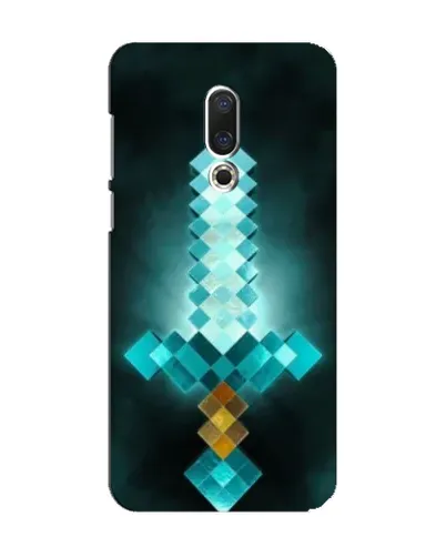 Чехол для Meizu 15 с картинкой «Алмазный меч неон»