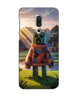 Чехол для Meizu 15 с картинкой «Крипер в свитере»