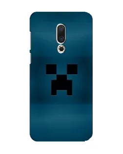Чехол для Meizu 15 с картинкой «Крипер текстура»