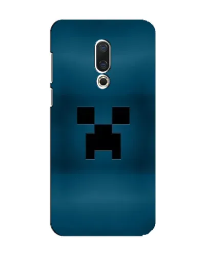 Чехол для Meizu 15 с картинкой «Крипер текстура»