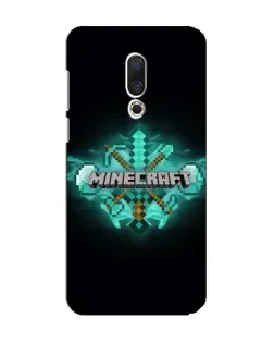 Чехол для Meizu 15 с картинкой «Minecraft Diamond лого»