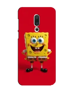 Чехол для Meizu 15 с картинкой «Спанч Боб на красном»