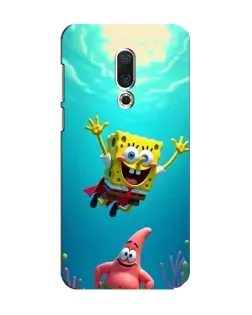 Чехол для Meizu 15 с картинкой «Спанч Боб под водой»