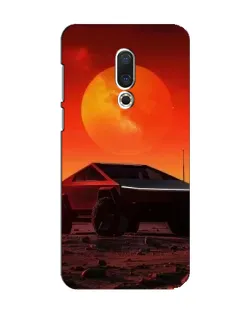 Чехол для Meizu 15 с картинкой «Cybertruck на Марсе»