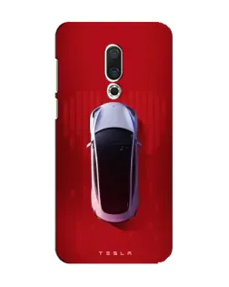 Чехол для Meizu 15 с картинкой «Tesla Top View»