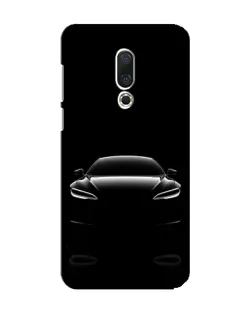 Чехол для Meizu 15 с картинкой «Силуэт Tesla Night»