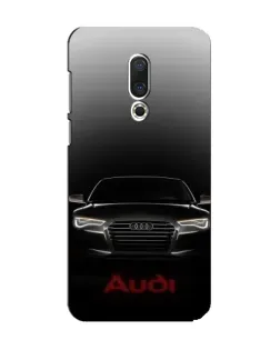 Чехол для Meizu 15 с картинкой «Audi — градиентный контур» Чехол для Meizu 15 с картинкой «Audi — градиентный контур»
