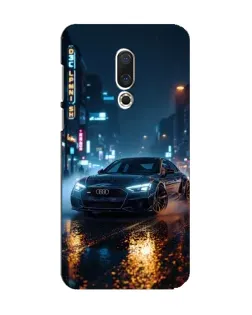 Чехол для Meizu 15 с картинкой «Ночной город и Audi» Чехол для Meizu 15 с картинкой «Ночной город и Audi»