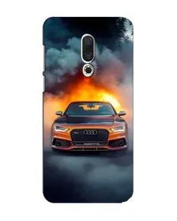 Чехол для Meizu 15 с картинкой «Audi в огненном дыму» Чехол для Meizu 15 с картинкой «Audi в огненном дыму»