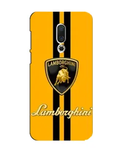 Чехол для Meizu 15 с картинкой «Lamborghini Stripe желтый»
