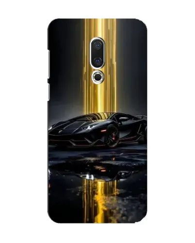 Чехол для Meizu 15 с картинкой «Ночной Lamborghini драйв»