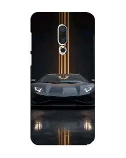 Чехол для Meizu 15 с картинкой «Lamborghini золотые линии»